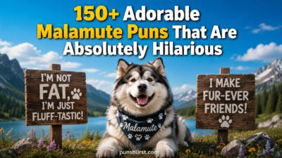 Adorable Malamute Puns