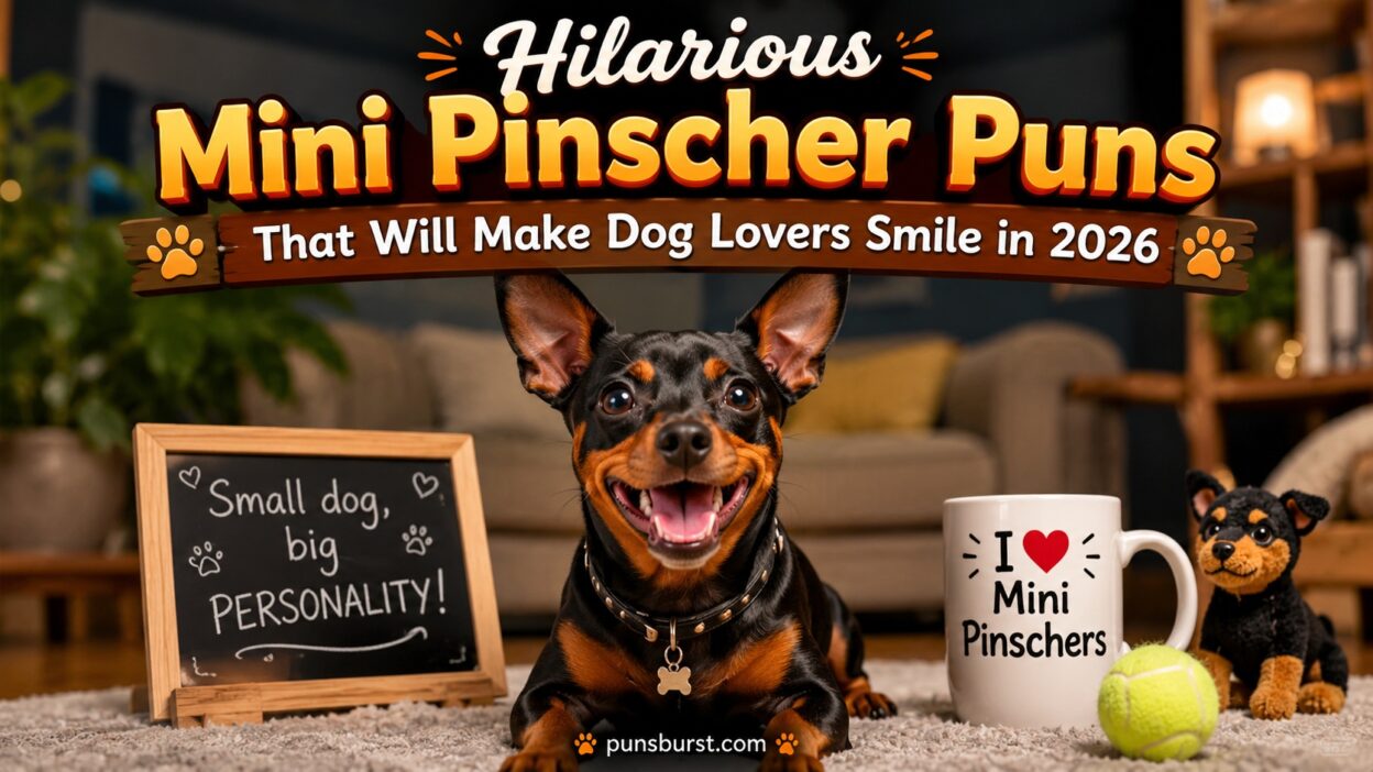 Hilarious Mini Pinscher Puns