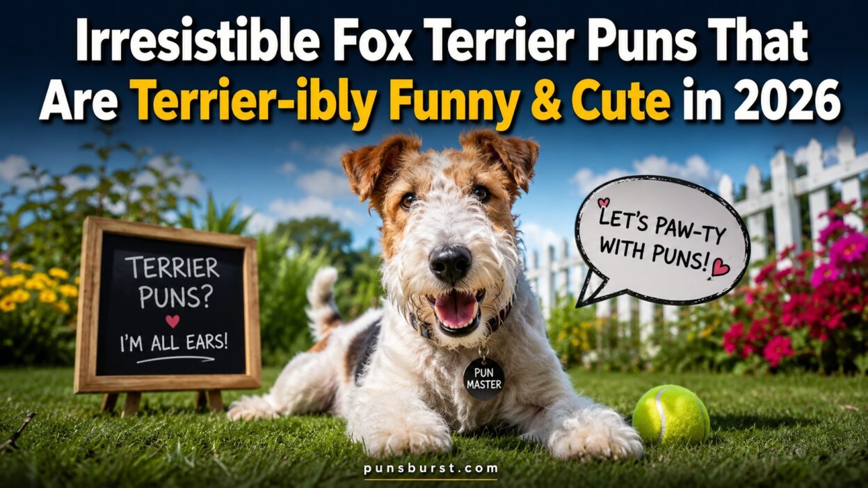 Irresistible Fox Terrier Puns