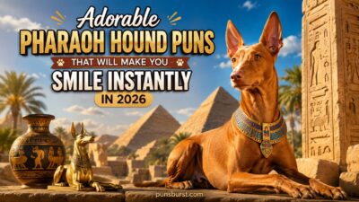 Adorable Pharaoh Hound Puns
