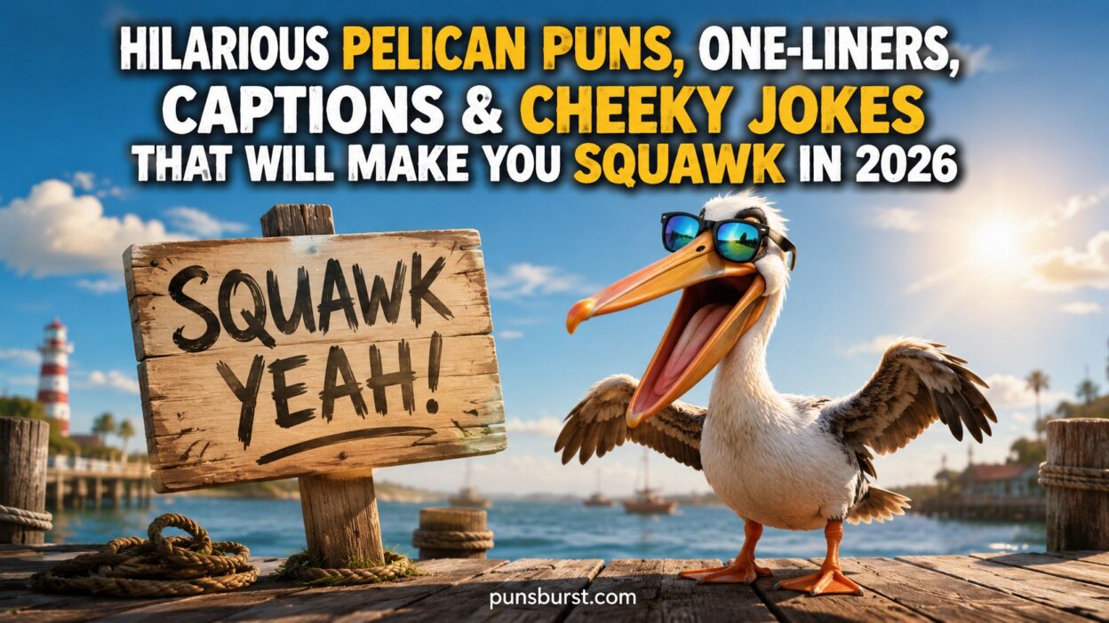 Hilarious Pelican Puns