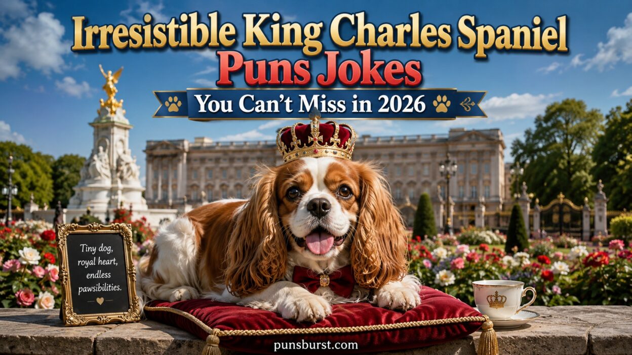 Irresistible King Charles Spaniel Puns
