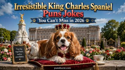 Irresistible King Charles Spaniel Puns