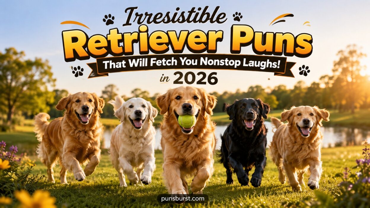 Irresistible Retriever Puns