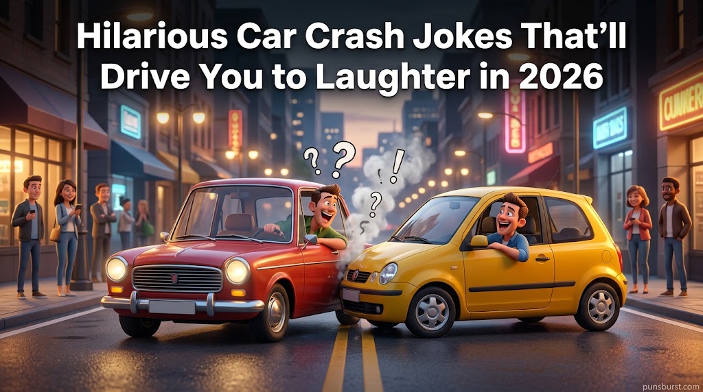 Hilarious Car Crash Jokes