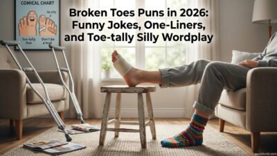Broken Toes Puns