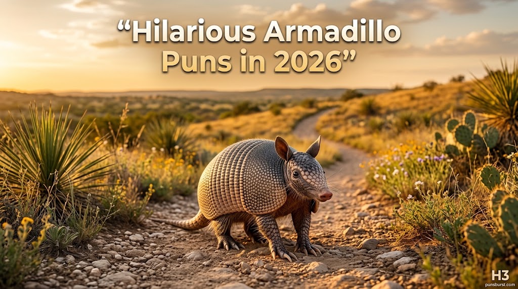Hilarious Armadillo Puns