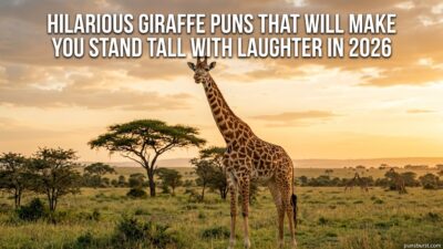 Hilarious Giraffe Puns