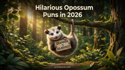 Hilarious Opossum Puns