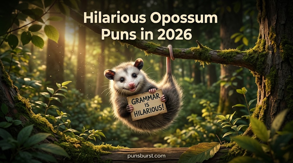Hilarious Opossum Puns