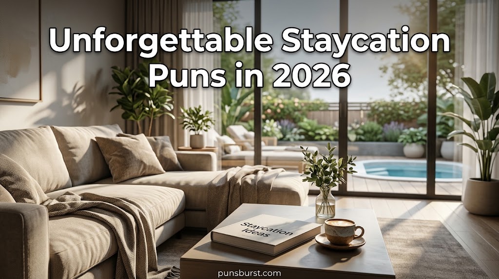 Unforgettable Staycation Puns